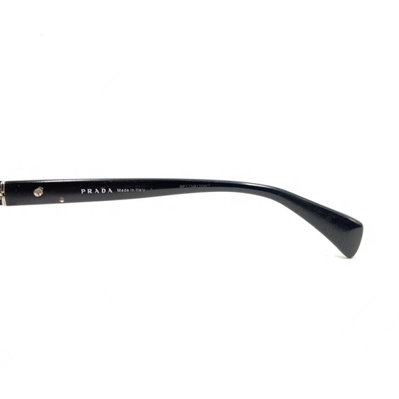 Prada VPR 61P FAD-1O1 Black Silver Eyeglasses Frames 53-16 140 Italy Designer - Picture 9 of 12